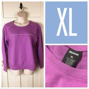 NWOT Reebok French Terry Crewneck Sweatshirt